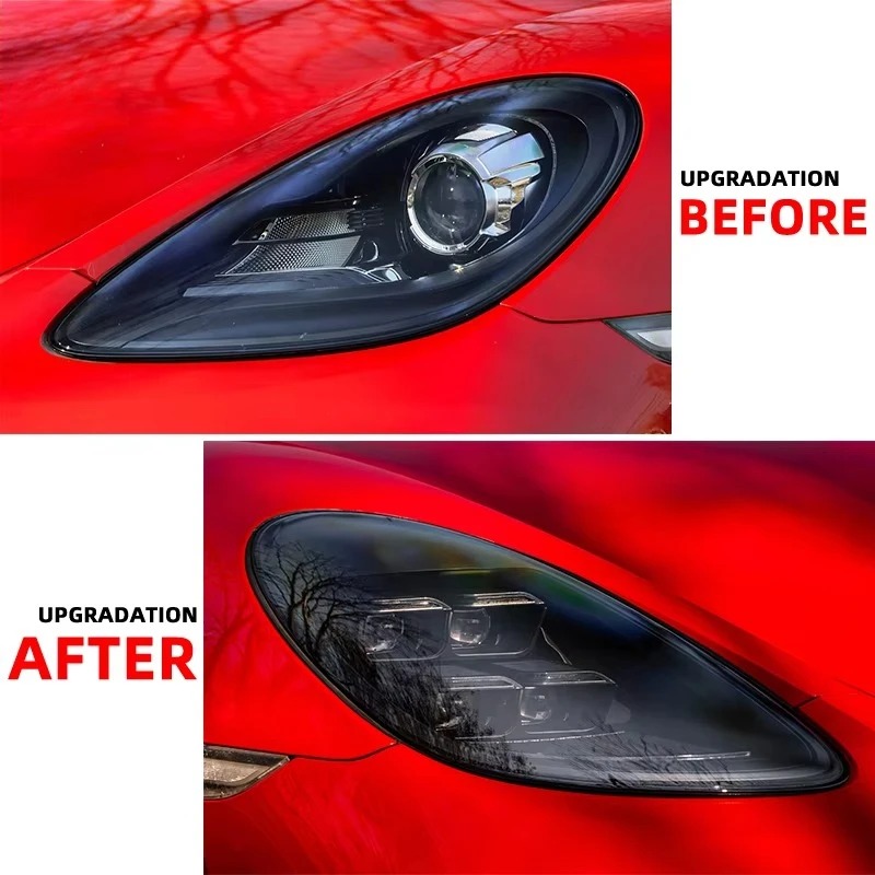 YU GUANG for  718 982 2016 2017 2018 2019 2024 Cayman 982 Boxster Upgrade Matrix Style LED Head Lights Auto Parts